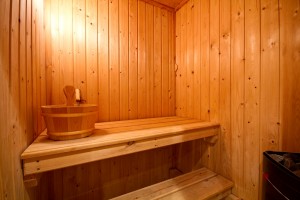 Sauna in furnished accommodation