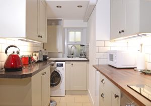 Kitchen of this short term apartment